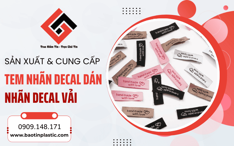 tem nhãn decal dán